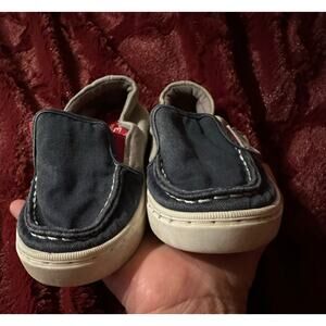 Sperry Top-Sider Boys Salty Washable Navy/Grey Sneaker Slip on Size 9M toddler